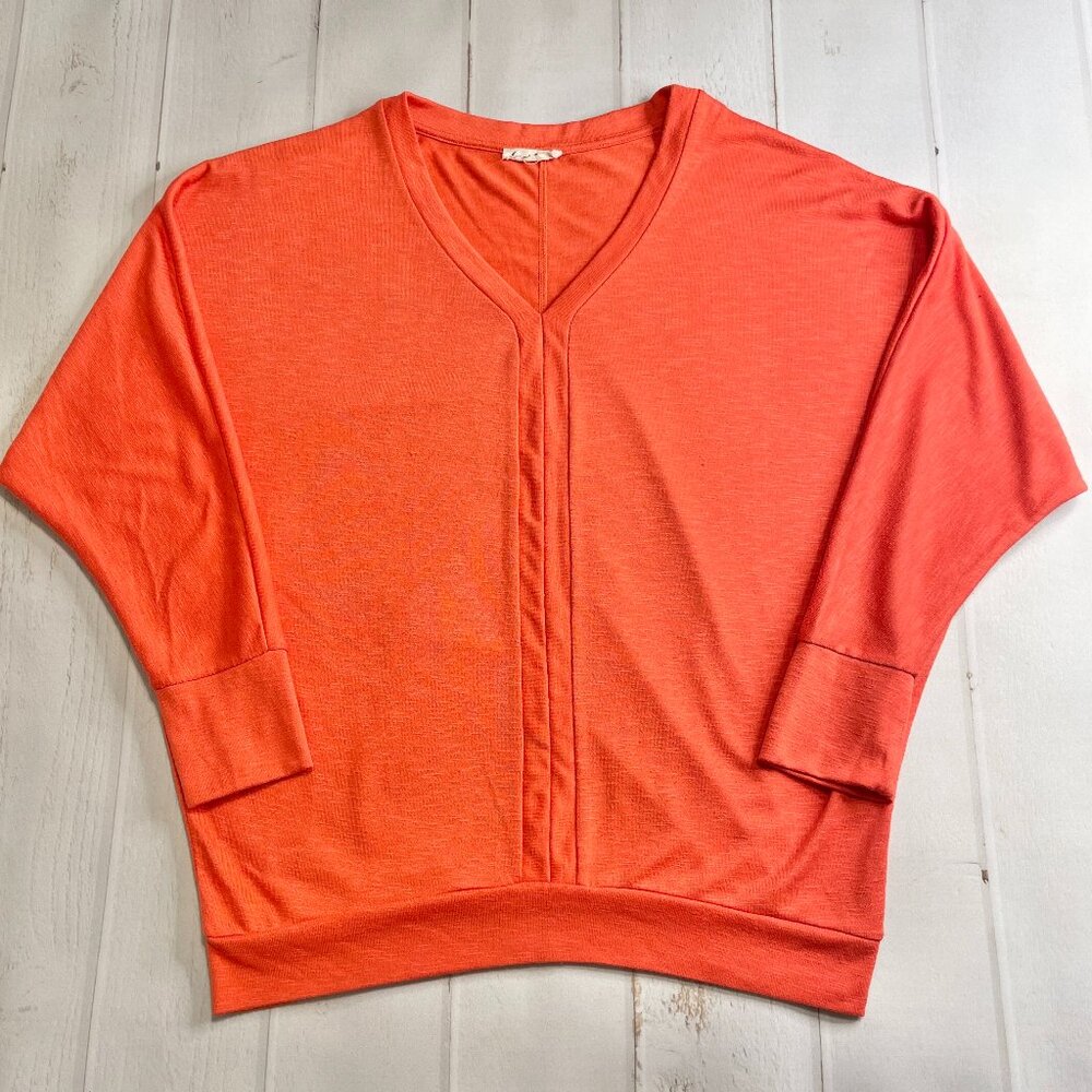 Jane and Delancey - Women’s Coral Red Tunic Top